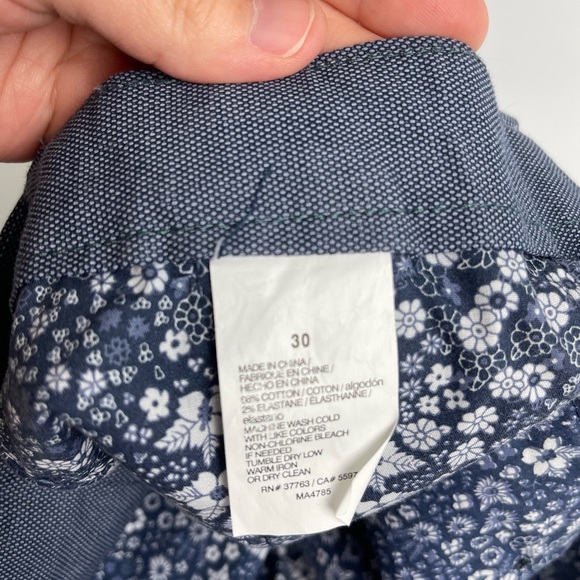 Perry Ellis Mens Shorts Size 30 Slim Fit Color Blue - Picture 4 of 5